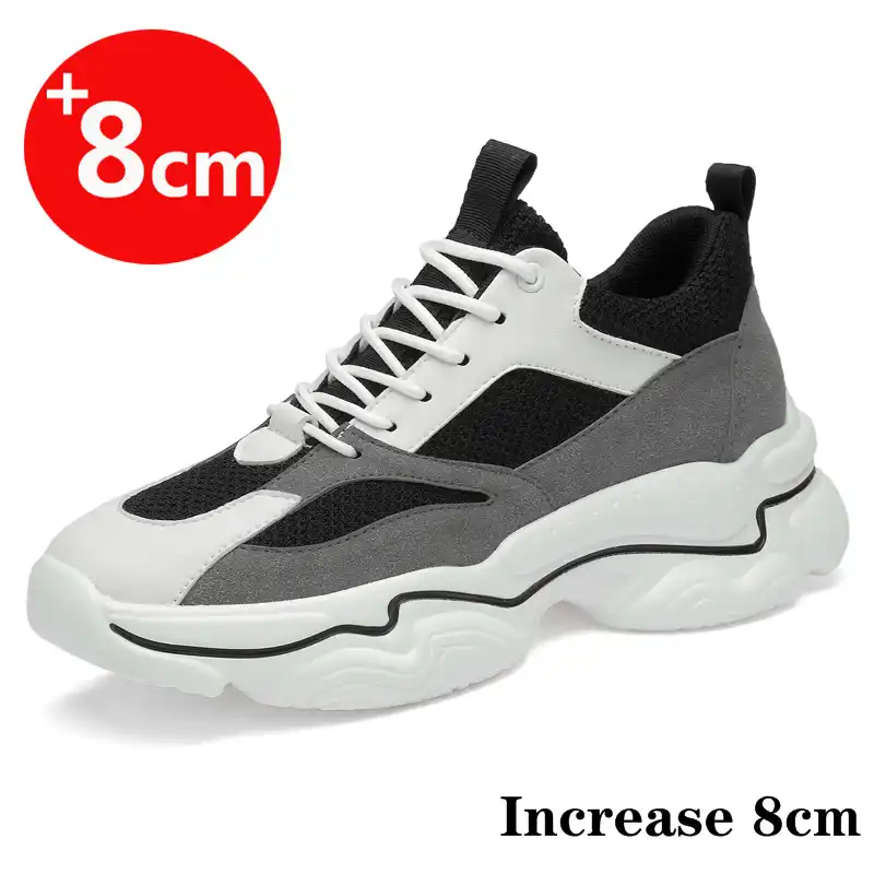 sapato com aumento de altura