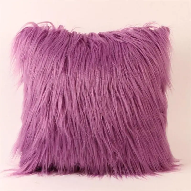 42 sofa decorative cushions Plush Furry Cushion Throw Pillow Home Bed Room Sofa Decor | Дом и сад