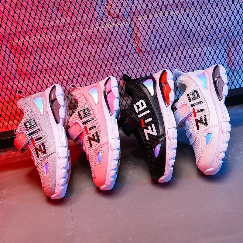 

Girls Shoe2019 New Style Men And Women Fly Woven Casual Sneakers Baby Light Athletic Shoes Children BOY Ki