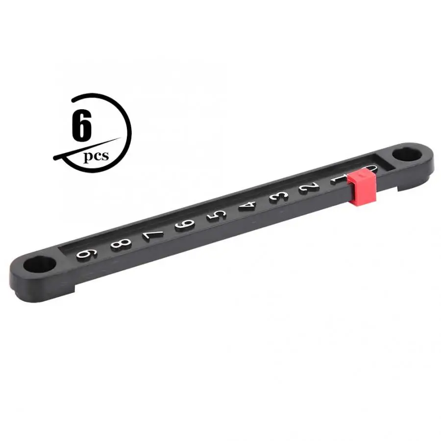 

6 Pcs Mini Snooker Score Board Scorer Pointers and Number Strip For Snooker And Billiard Equipment