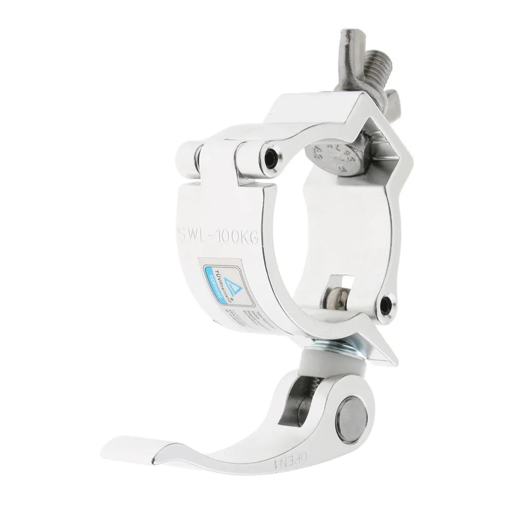 Small Aluminum  Hook Clamp Truss Clamp Fit 48mm-51mm OD Tubing