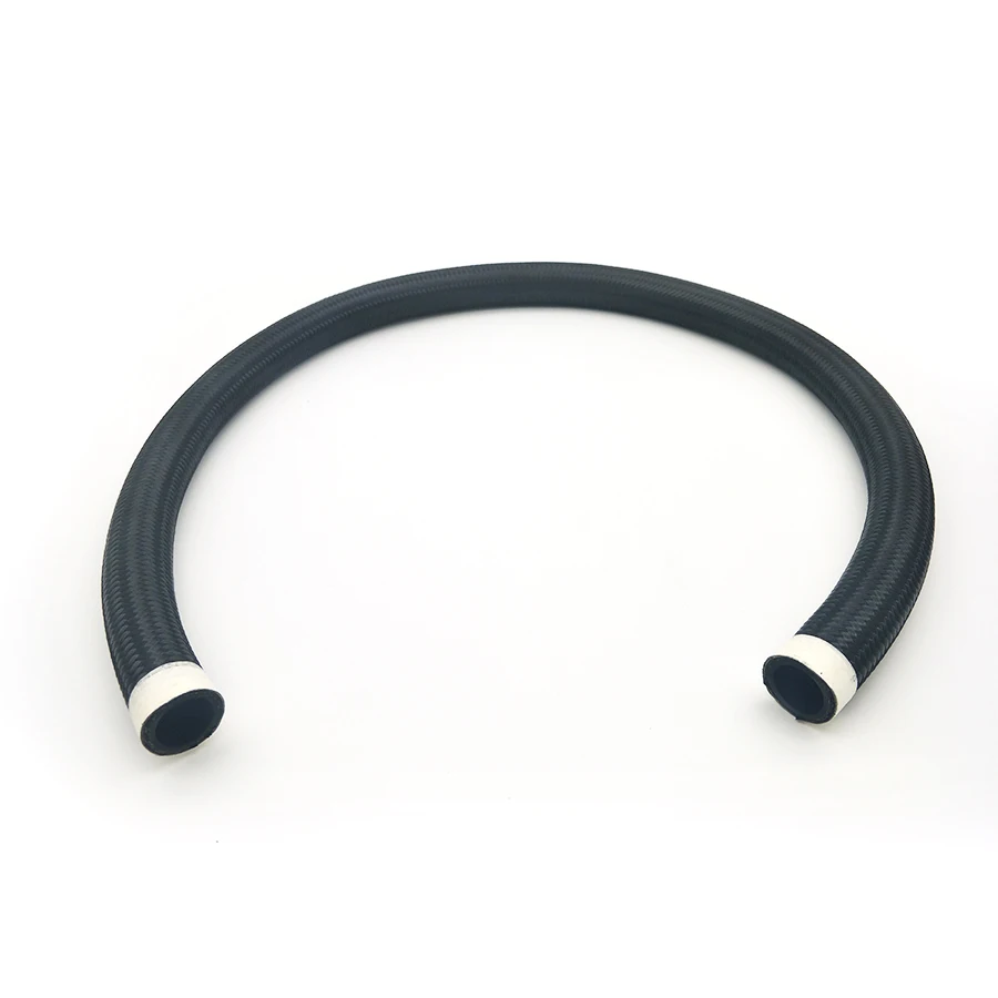 An16 Nylon Oil Fuel Gas Line Steel Braided Hose Transimission Oil Fuel