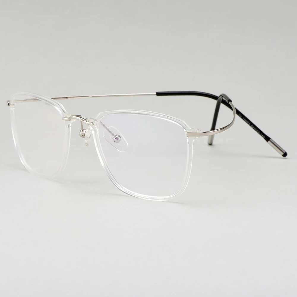 Gmei Optical Ultralight Beta Titanium Flexible Glasses Frame Men Square Prescription Eyeglasses Myopia Optical Frames M19003