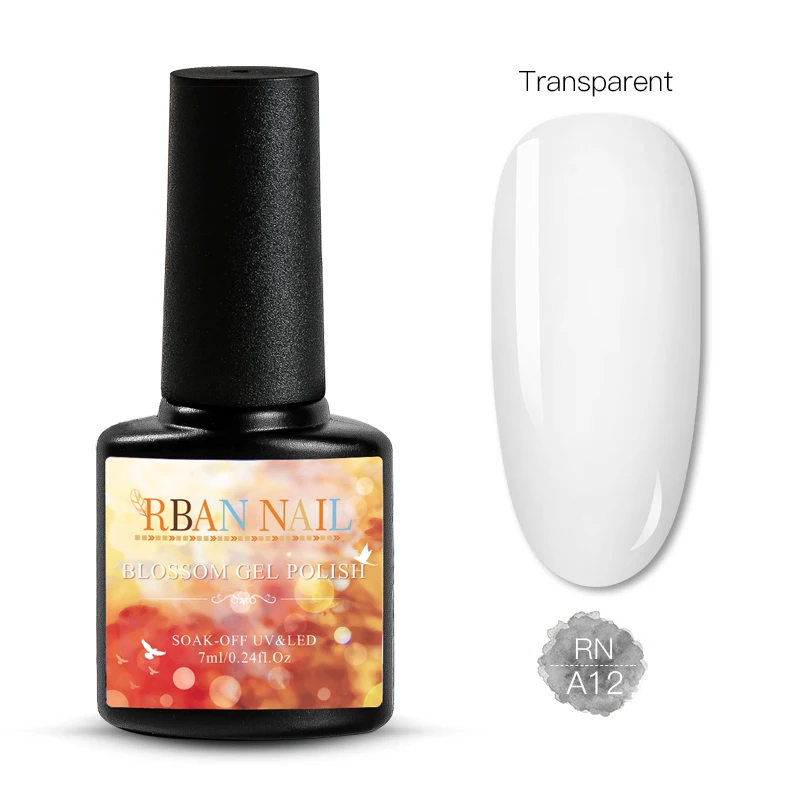 Z179 RBAN NAIL 8 мл Цветущий Гель-лак для ногтей акварельные чернила эффект дыма мрамор смазывание Lquid градиентный лак Гель-лак для творчества маникюр - Цвет: Z179