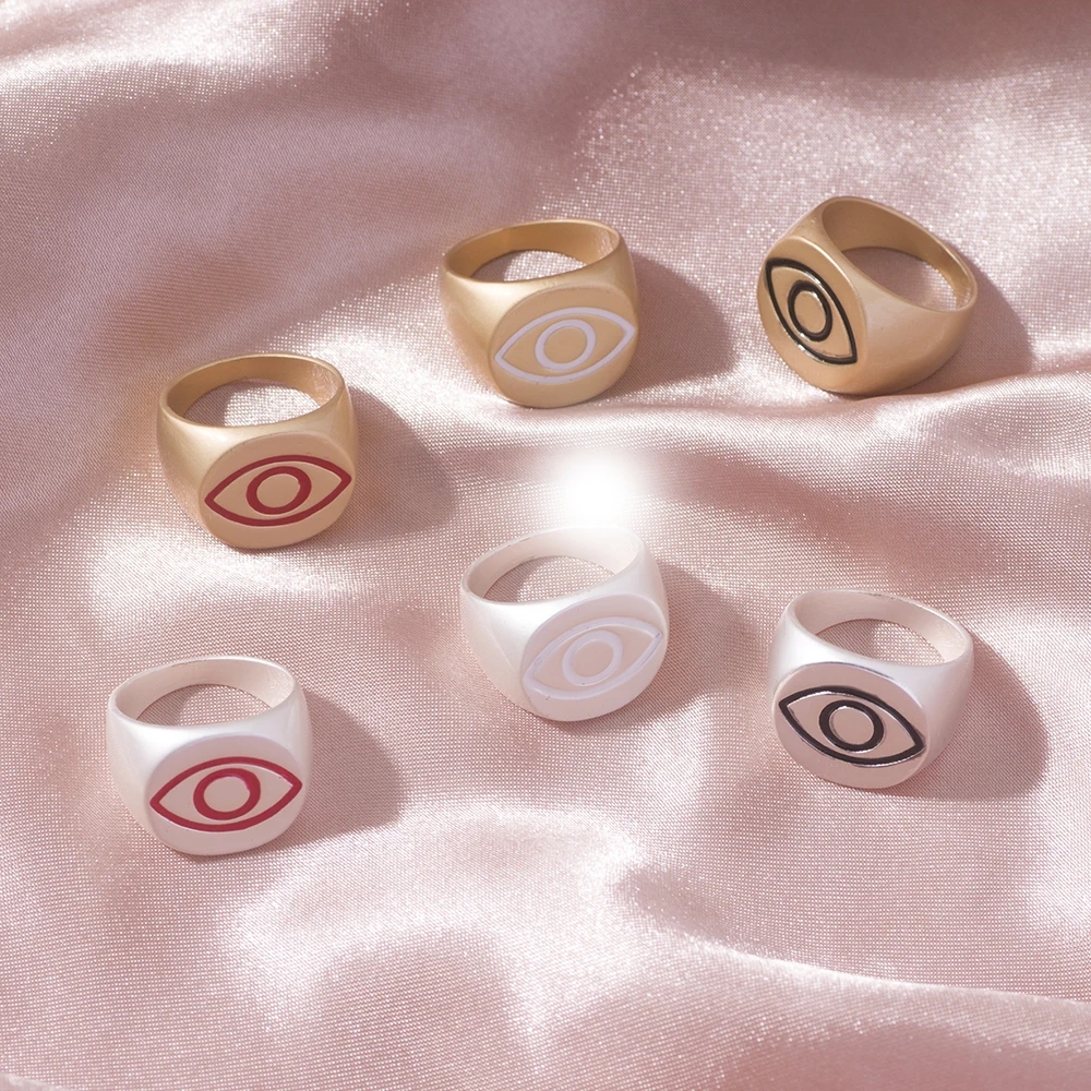 Lost Lady Female Women's Rings Wedding Alloy Enamel Love Heart Eye Round Rings Gifts Women Girl Party Fashion Jewelry ring set gold color rings wedding rings finger ring gold color ring wedding ring adjustable rings stainless steel ring tibetan silver rings signet ring finger watch ring chain ring half face ring amethyst zirconia ring silver ring opening ring fidget spinner ring sparkling heart ring tungsten ring zircon crystal ring moissanite diamond ring color change ring ceramic ring animal ring