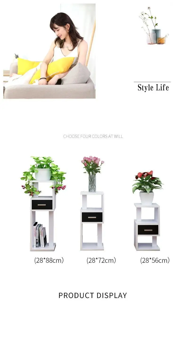 For Shelf Macetas Estante Terraza Rak Bunga Estanteria Para Plantas Stojak Na Kwiaty Outdoor Dekoration Plant Rack Flower Stand
