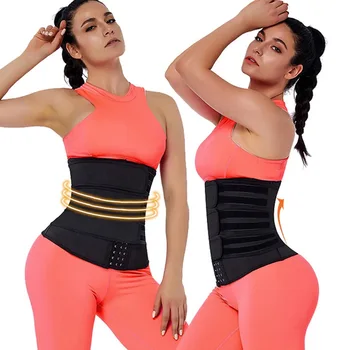 

Women's Rubber Belted Waistband Women's Binders and Shapers with Three Straps for Strengthening Sports Waistband