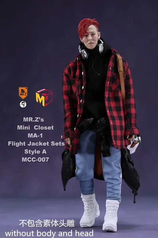 MCCToys Mr. Z 1/6 Мужская мода летная куртка наборы кожаное пальто джинсы ботинки модель для 12 дюймов одежда BIGBANG аксессуар
