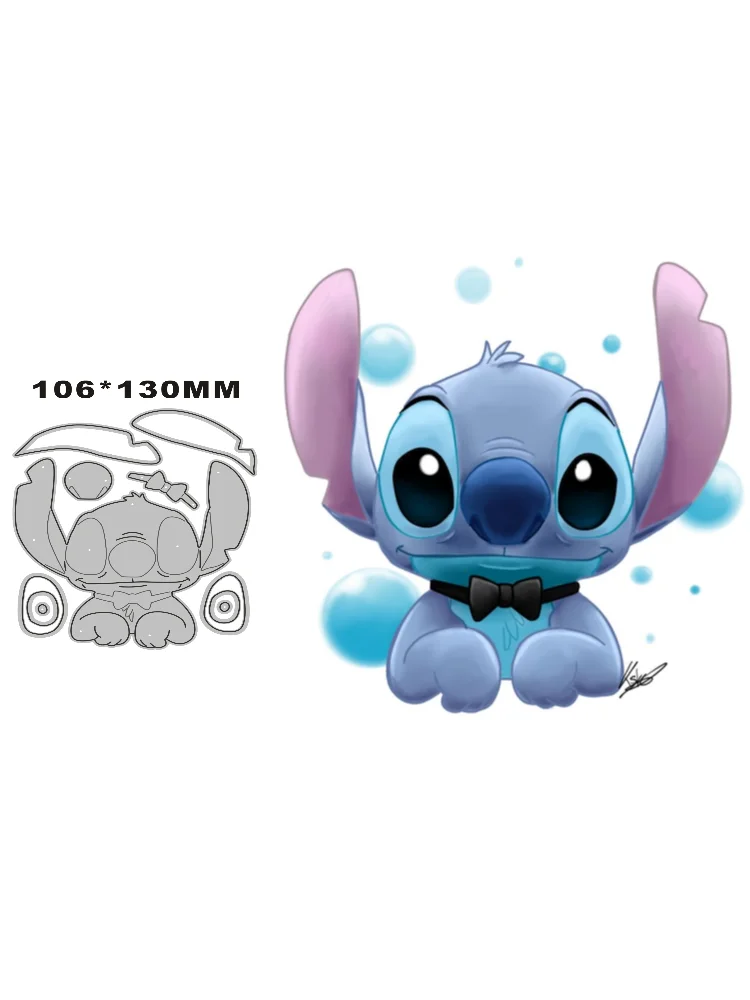 Cute Disney Stitch Cutting Dies Lilo & Stitch Dies for DIY Scrapbooking  Album Embossing Paper Cards Craft Making New 2022 Punch