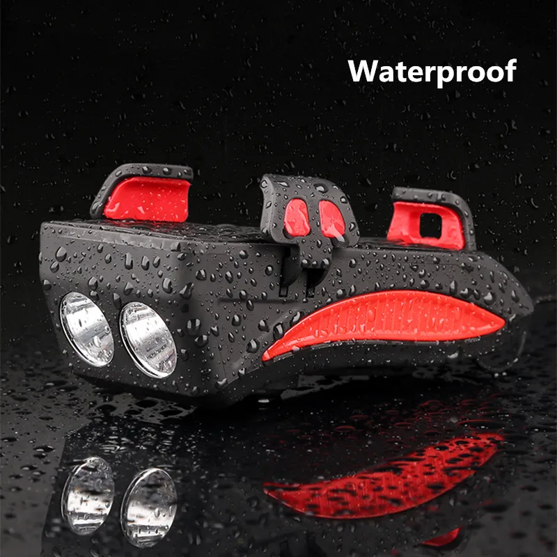 Perfect Waterproof Bicycle Front Lights 4 in1 Phone Holder Bike Horn USB Rechargeable Cycling Flashlight With Power Bank Hiking tools 5 Perfect Waterproof Bicycle Front Lights 4 in1 Phone Holder Bike Horn USB Rechargeable Cycling Flashlight With Power Bank Hiking tools 5