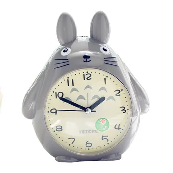 

Totoro Quartz Table Clock Modern Timer Snooze Alarm Clock pokemon LED Light Mute Silent Beside clock Home Children Alarm Clock