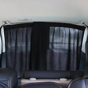 

Summer car universal rear window sunshade / easy to install anti-ultraviolet curtain car rear seat curtain auto supplies