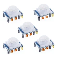 

5Pcs/lot Motion Sensor Module SR501 HC-SR501 Adjust IR Pyroelectric Infrared PIR Motion Sensor Module For Arduino DIY KIT