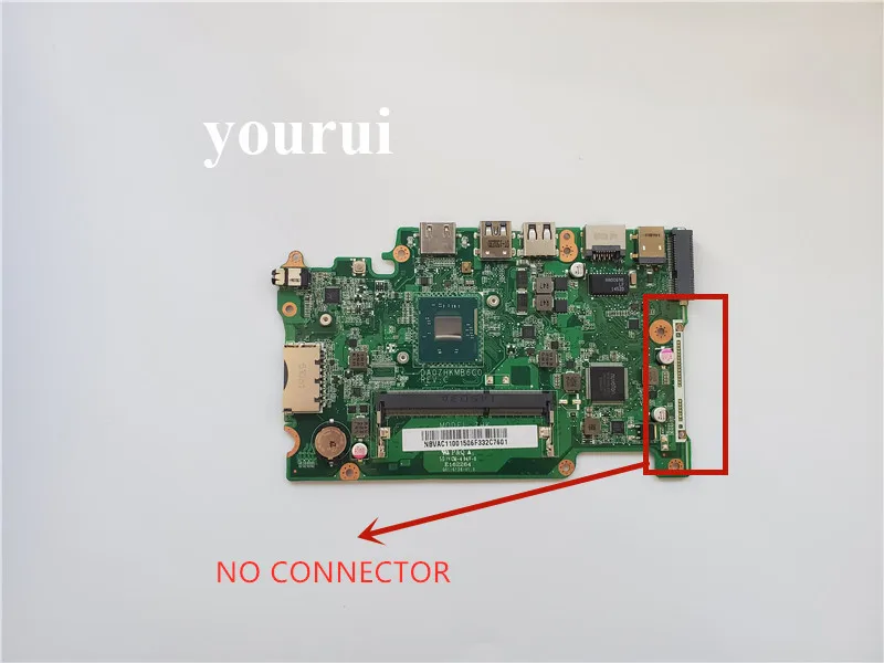 Материнская плата для ноутбука NBVAC11001 NB.VAC11.001 с N2830 SR1W4 Процессор acer aspire es1-111 ES1-111M