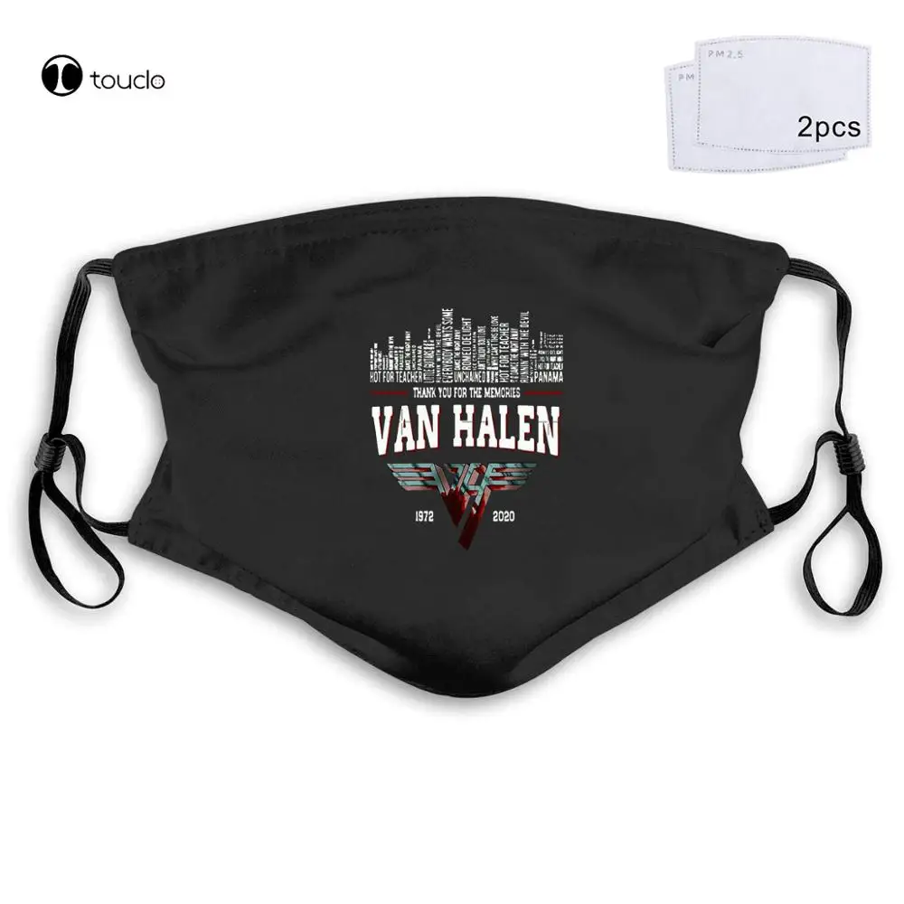 

Eddie Van Halen RIP Tribute Gear Thank For the Classi Face Mask Filter Pocket Cloth Reusable Washable