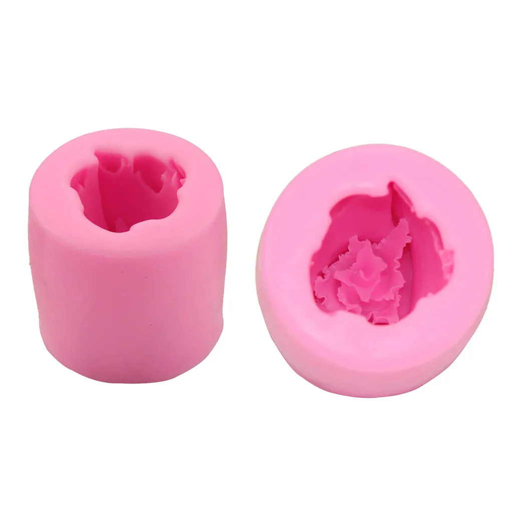 Цветок Цветение силиконовый в Форме Розы помадка мыло 3D форма для торта, капкейков желе Конфеты Шоколад украшения выпечки инструмент формы