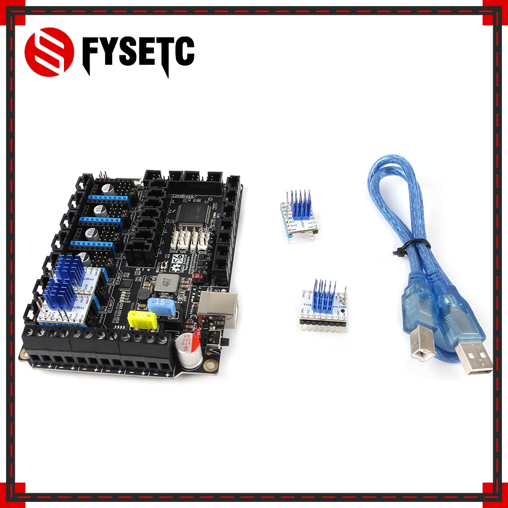 S6 V1.2 доска 32 бит плата управления MX разъем VS F6 SKR V1.3 с 4 шт. TMC2209 V3.0 Драйвер шагового
