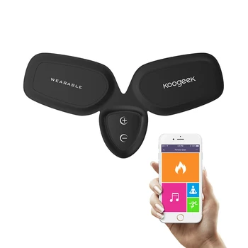 

Koogeek Smart Fitness Gear Fat Burning for Arm Fit Training with Wireless Charging Pad App Function Black