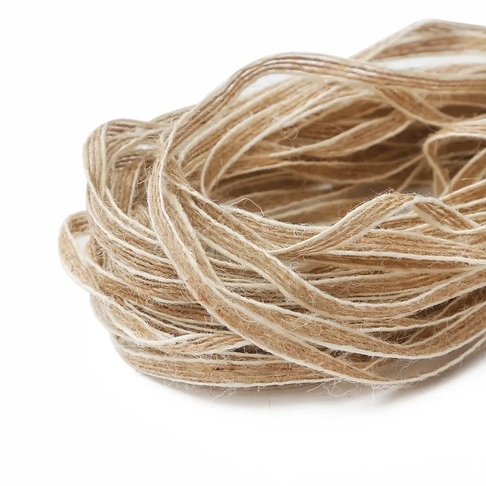 Джутовая лента 10 м в рулоне рулоны из мешковины с кружевом вечерние для рукоделия