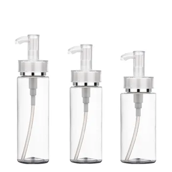 

120ml Empty Plastic Bottles With Screw Lotion Pump , Washing Lotion Dispenser PET Containers , Spray Liquid Soap