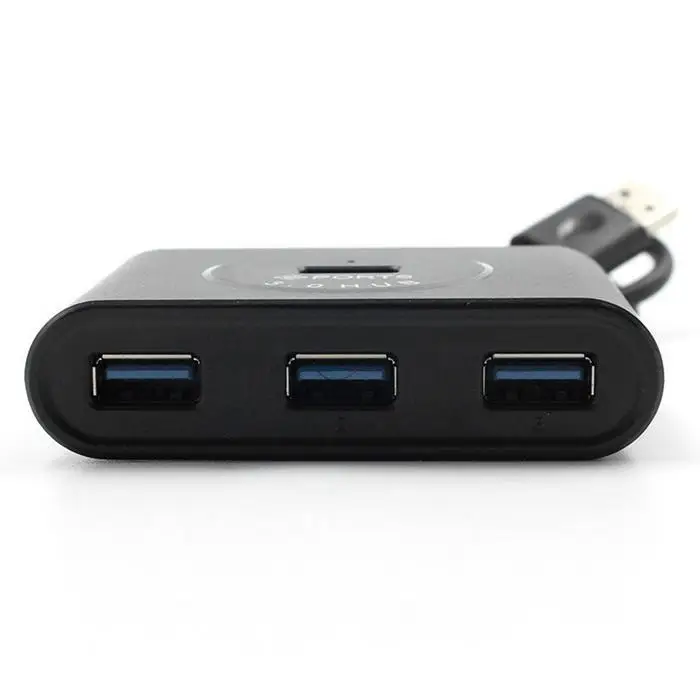 USB 3,0 Суперскоростной концентратор 4 порта USB hub-разветвитель данных концентратор очень легкий и компактный дизайн адаптер с Micro USB