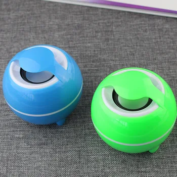 

2018 USB mini computer speaker Desktop outdoor notebook speaker portable speaker cheap dual speakers with retail package 6COLORS