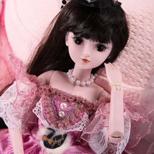Denise UCanaan 1/3 BJD кукла 60 см/23,6 ''Высота 19 шарнирные куклы(парик Обувь Одежда волосы глаза макияж) коллекция игрушек - Цвет: Denise