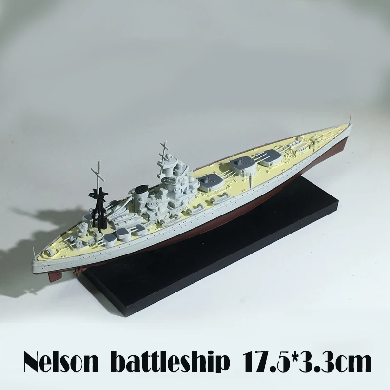 1/1250 линкор мир ришелье модель французского корабля линкор военные энтузиасты коллекция подарок на день рождения для мальчика - Цвет: Nelson battleship