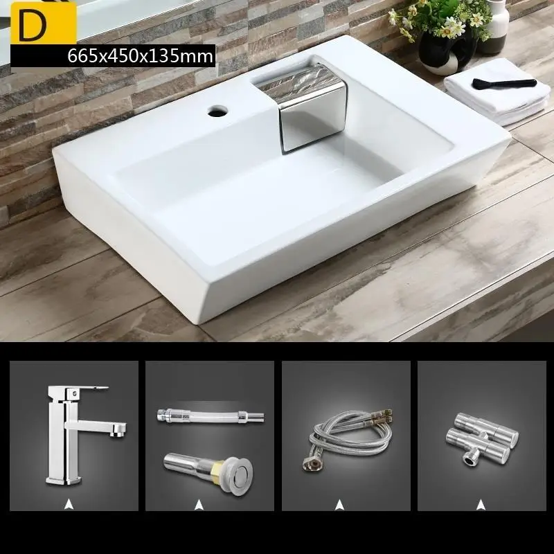 MODEL N Waschtisch Vanity Bacia Lavagem Bassin Salle Bain Bowl De Mano Lavatory Umywalka Nablatowa Lavabo Cuba Banheiro Bathroom Sink - Цвет: MODEL N
