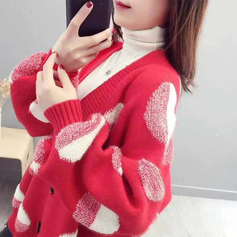 2019 Korean Style Women Sweater Cardigan Women Long Sleeve Knit Sweater Large Size Soft Sweater Ladies Winter Coat Pull Femme
