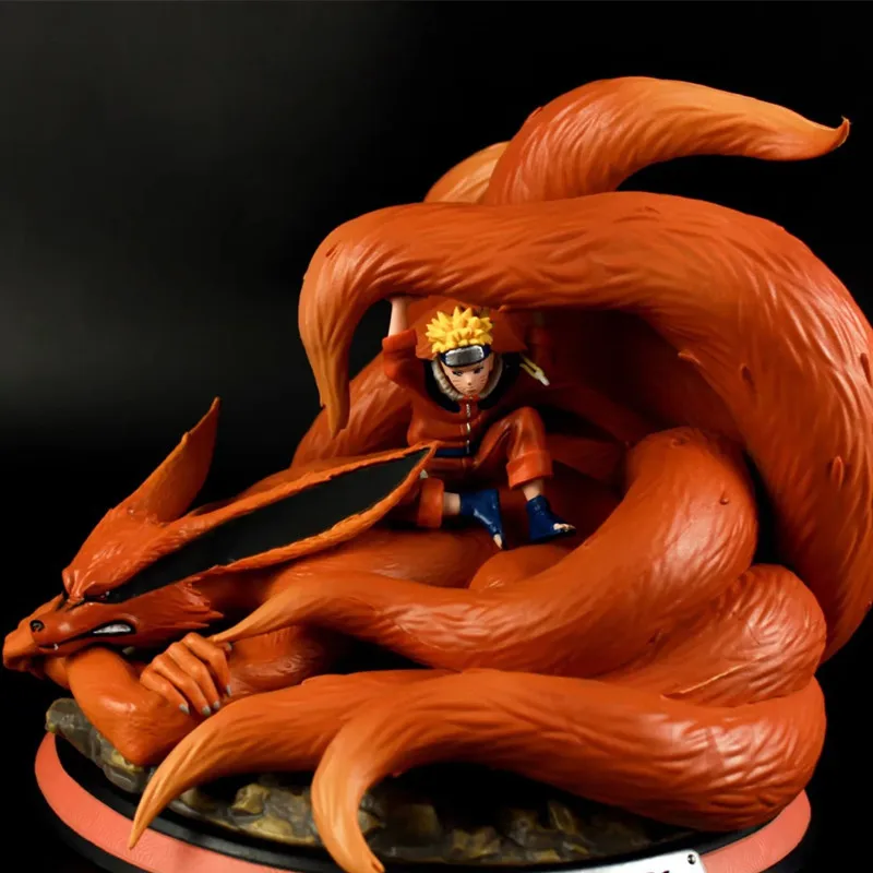 Аниме Kurama Kyuubi GK ПВХ экшн-фигурка Коллекционная модель кукла игрушка 20 см | Игрушки