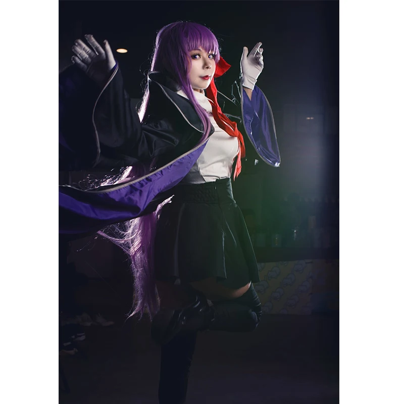 Eraspooky Fate Экстра КХЦ Косплей Луна Рак BB костюм для женщин Fate Grand Order Matou костюм «Сакура» Аниме комиксов Con фиолетовый парик