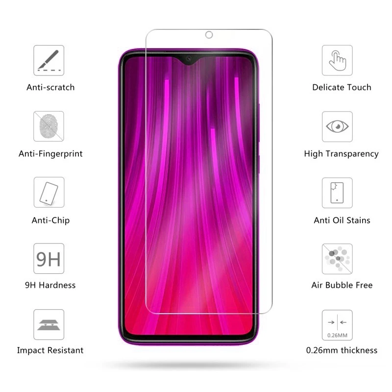 2 шт. Защитное стекло для Xiao mi Red mi Note 8 Pro note 8 защита для экрана Redmy Red mi Note8 не 8Pro Note8Pro закаленное стекло