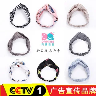 Аксессуары для рисования стиль женский Простой Большой размер Hairband черный и белый с рисунком лента для волос ободок для волос Manu