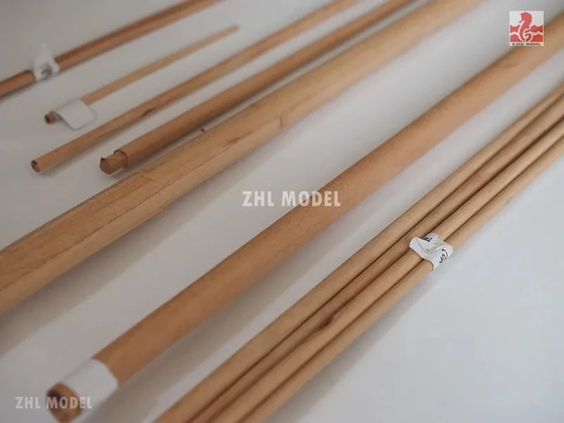 ZHL LE REQUIN 1750 Full Rib Scale 1/48 The  Customized Mast