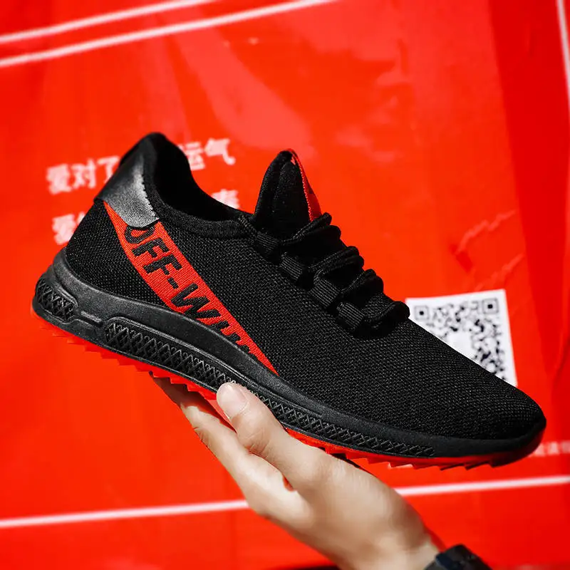 

Men's Casual Shoes Summer Autumn Breathable Mesh Vulcanize Shoes Sports Men Running Shoe Male Sneakers Flat Heel Chausseur Homme