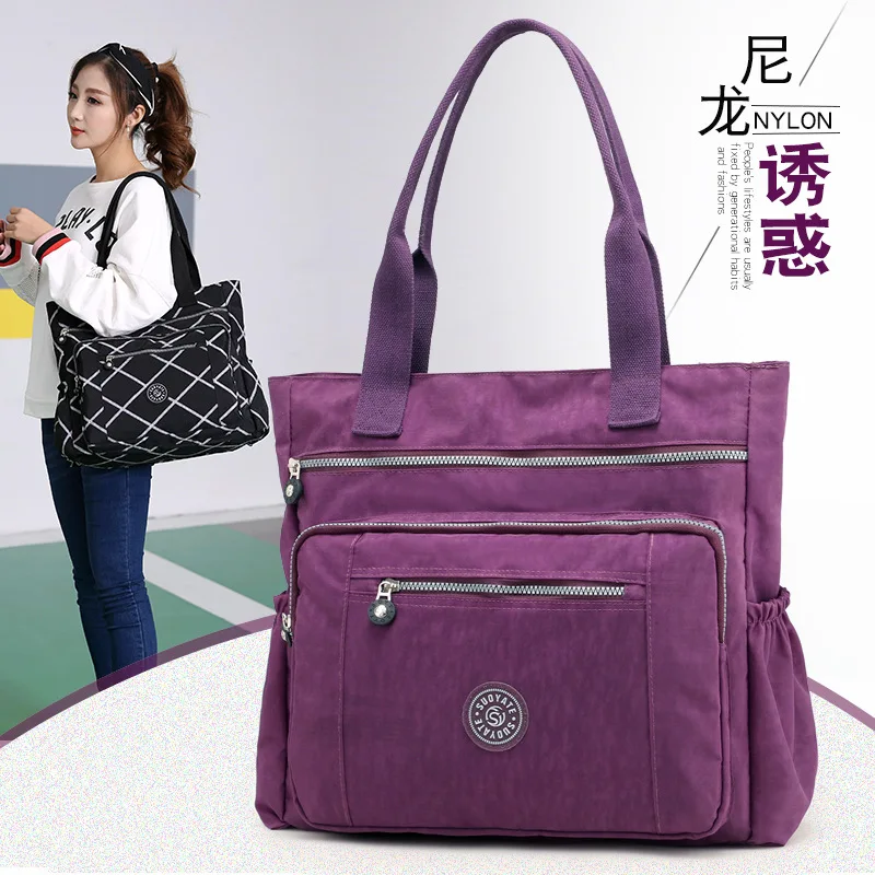

2019 Spring New Style Nylon Waterproof Women's Shoulder Handbag Western Style Outdoor Shopping Commuting WOMEN'S Bag