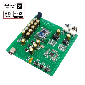 

CSR8675 Bluetooth 5.0 Decoder Board DAC Support APTX HD AK4493 RCA Headphone Amplifier Speaker 24bit DC12V