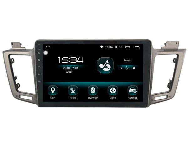 Автомобильный мультимедийный плеер 10,1 дюймов ips экран монитор RAV4 gps магнитофон Bluetooth Android 9,0 для Toyota RAV-4 2013 Авто Аудио