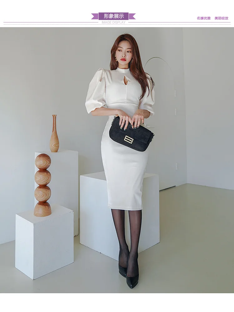 Spring women Sexy Pencil Fashion Women Elegant PrintBodycon O-Neck Club Party Dresses Vestido