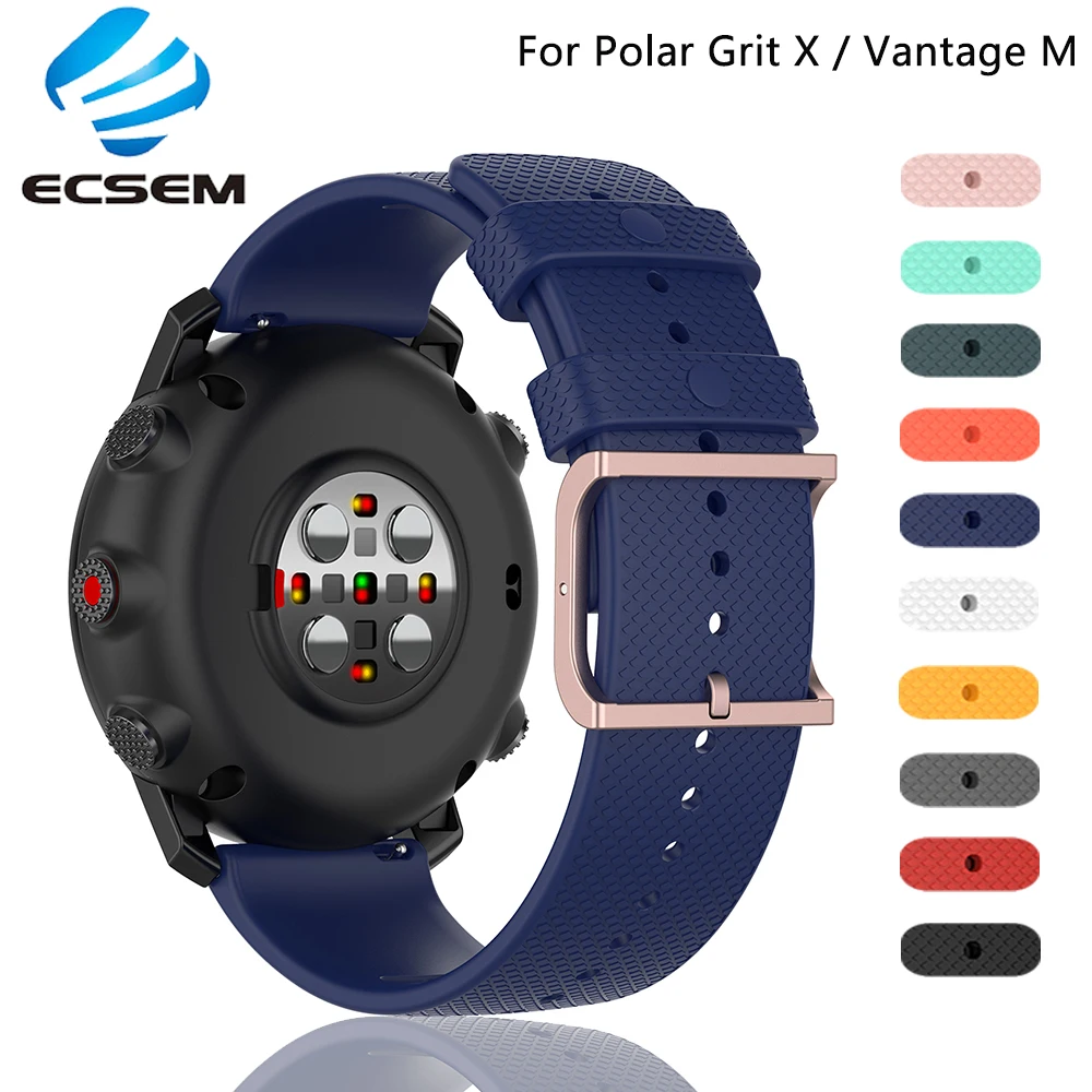 Ремешок для часов Polar grit X сменный силиконовый браслет Vantage M мягкий спортивный