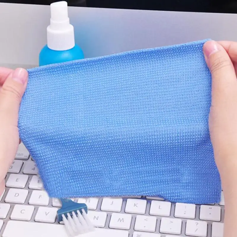 LCD Screen Cleaning Kit: Cloth, Cleaner, Brush Set Description Image.This Product Can Be Found With The Tag Names Computer cleaners, Computer Office, Laptop monitor cleaning kit lcd mobile phone screen