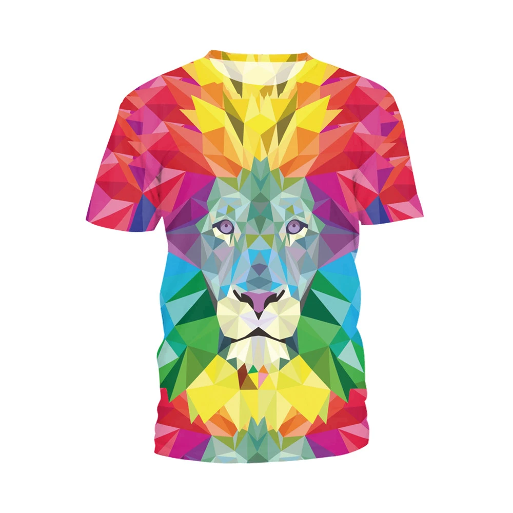 Armorhero Rainbow Lion Head Women T shirt Classic Design 3D Print Female  Tops Loose Plus Size Tee Streetwear Summer Top|T-Shirts| - AliExpress