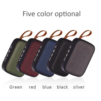 

Outdoor Wireless Bluetooth Stereo Speakers Portable Plug-in Card U Disk Cloth Handheld Speaker Mini Loudspeaker for Car Phone