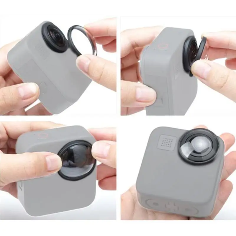 2 шт. Спортивная Защитная крышка для объектива камеры Gopro Max Защита от царапин Пылезащитная крышка капот аксессуары для экшн-камеры