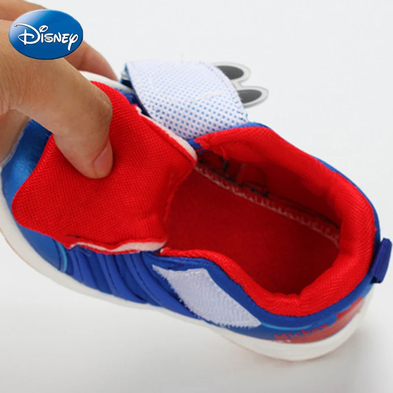 Disney/Новинка года; детская повседневная обувь с изображением Микки и Минни; пляжная детская модная спортивная обувь для бега; Повседневная Нескользящая дышащая обувь для мальчиков