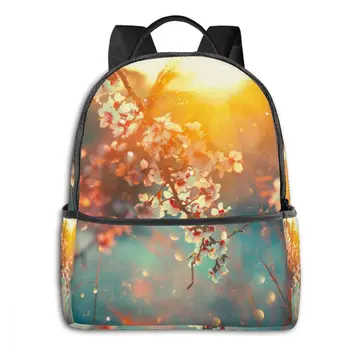 

2020 Blooming Tree And Sun Flare Children Backpacks Schoolbag Book Bag Kids Backpack Children School Bag Girl Boy Backpack