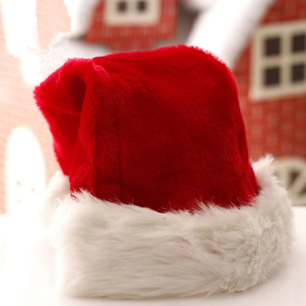 Женская шапка czapka zimowaChristmas шапка толстый Ультра мягкий плюш милый Санта Клаус праздник нарядное платье Hathat шапка женска зима