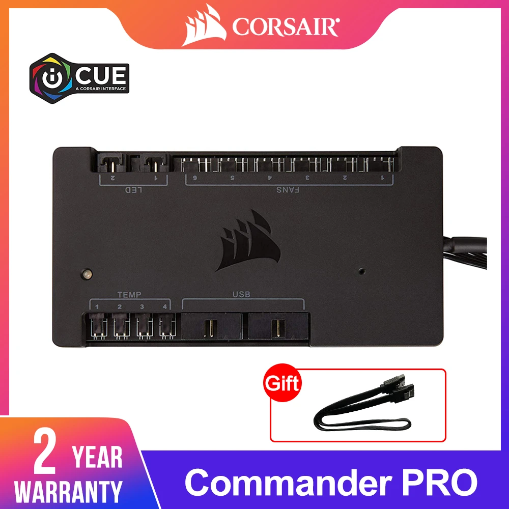 Corsair Icue Commander Pro Smart Rgb Lighting And Fan Speed Controller Fans Cooling Aliexpress