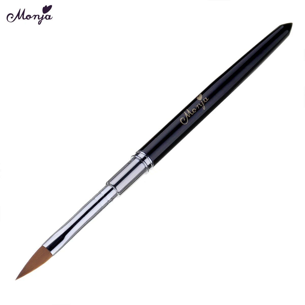 Monja 5 стилей Kolinsky Sable Nail Art Кисть Акриловая жидкая пудра картина цветок лепесток резьба Рисунок карандаш для маникюра, инструменты
